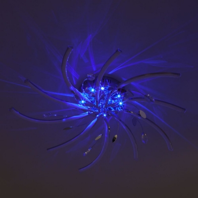 Светодиодная люстра Eurosvet Windmill 90125/10 хром Светодиодная люстра Eurosvet Windmill 90125/10 хром