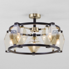 Люстра потолочная Eurosvet Aragon 60126/5 черный;античная бронза