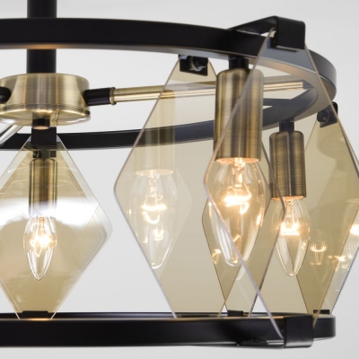 Люстра потолочная Eurosvet Aragon 60126/5 черный;античная бронза