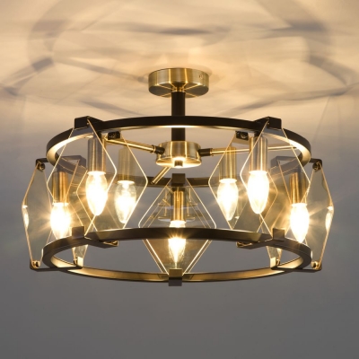 Люстра потолочная Eurosvet Aragon 60126/5 черный;античная бронза