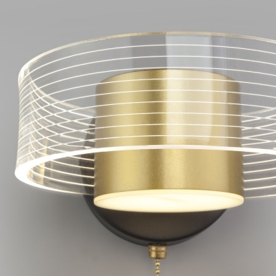 Настенный светодиодный светильник Eurosvet Jet 90244/1 черный;золотой Настенный светодиодный светильник Eurosvet Jet 90244/1 черный;золотой