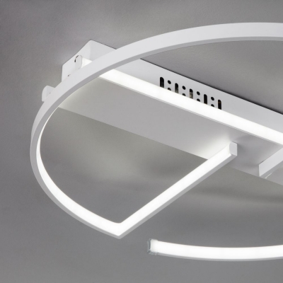 Потолочный светодиодный светильник Eurosvet Griff 90233/2 хром Потолочный светодиодный светильник Eurosvet Griff 90233/2 хром