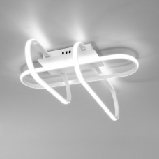 Светодиодная люстра Eurosvet Grafette 90139/3 серебро матовое