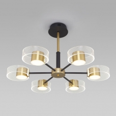Люстра потолочная Eurosvet Jet 90244/6 черный;золотой