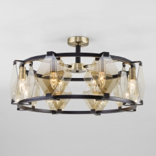 Потолочная люстра Eurosvet Aragon 60126/8 черный;античная бронза