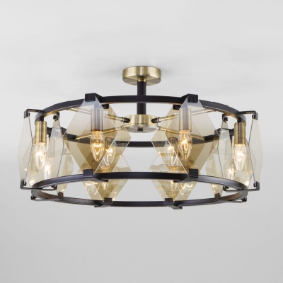 Потолочная люстра Eurosvet Aragon 60126/8 черный;античная бронза