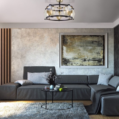 Потолочная люстра Eurosvet Aragon 60126/8 черный;античная бронза Потолочная люстра Eurosvet Aragon 60126/8 черный;античная бронза