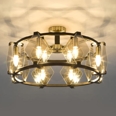 Потолочная люстра Eurosvet Aragon 60126/8 черный;античная бронза Потолочная люстра Eurosvet Aragon 60126/8 черный;античная бронза