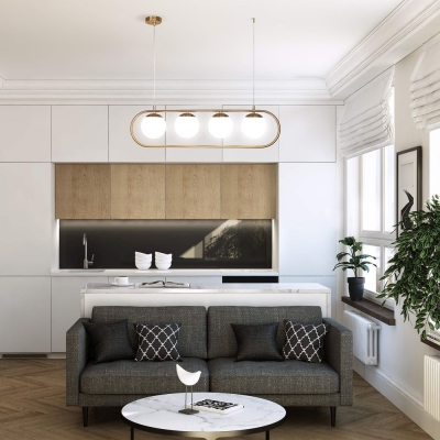 Светильник Eurosvet Ringo 50089/4 хром Светильник Eurosvet Ringo 50089/4 хром