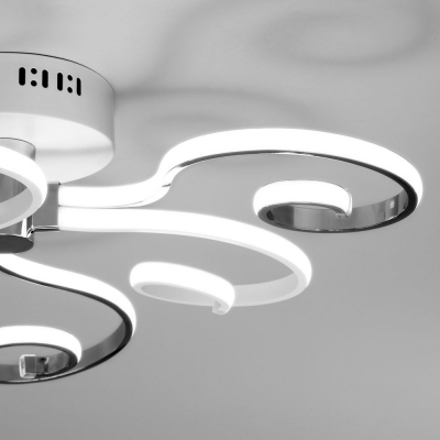 Светодиодная люстра Eurosvet Friori 90149/3 белый;черный Светодиодная люстра Eurosvet Friori 90149/3 белый;черный