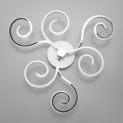 Светодиодная люстра Eurosvet Friori 90149/3 белый;черный Светодиодная люстра Eurosvet Friori 90149/3 белый;черный