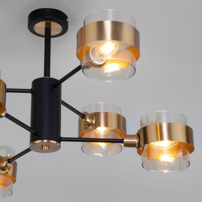 Люстра потолочная Eurosvet Arcada 70127/6 медный;черный