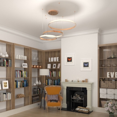 Светодиодная люстра Eurosvet Posh 90275/3 хром