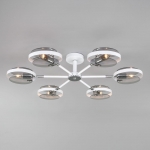 Люстра потолочная Eurosvet Gallo 70121/6 черный;золотой