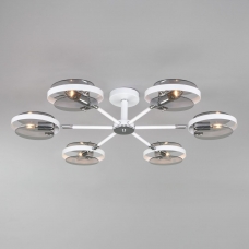 Люстра потолочная Eurosvet Gallo 70121/6 черный;золотой