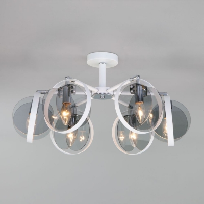 Люстра потолочная Eurosvet Gallo 70121/6 черный;золотой Люстра потолочная Eurosvet Gallo 70121/6 черный;золотой