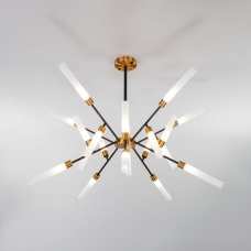 Люстра потолочная Eurosvet Alvin 70120 бронза;черный