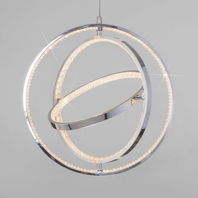 Светодиодная люстра Eurosvet Tempus 90245/3 хром