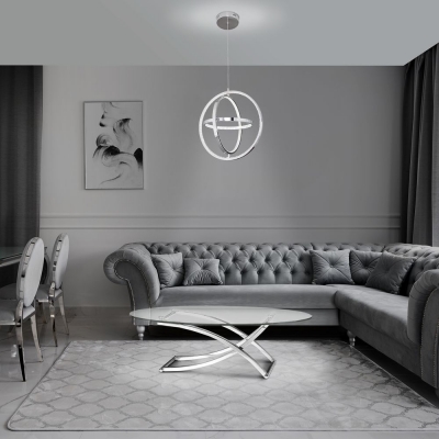 Светодиодная люстра Eurosvet Tempus 90245/3 хром Светодиодная люстра Eurosvet Tempus 90245/3 хром