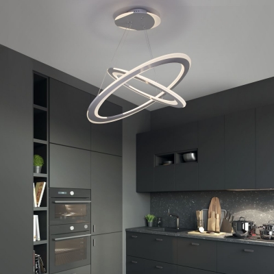 Светодиодная люстра Eurosvet Virtus 90231/2 серебряный