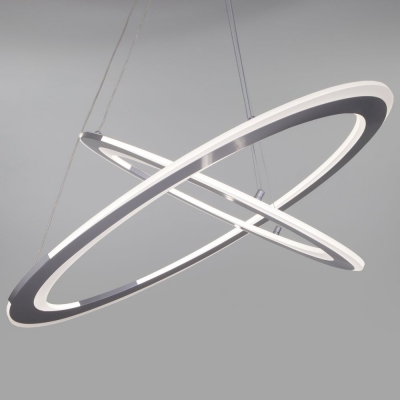 Светодиодная люстра Eurosvet Virtus 90231/2 серебряный