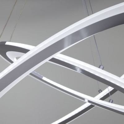 Светодиодная люстра Eurosvet Virtus 90231/2 серебряный