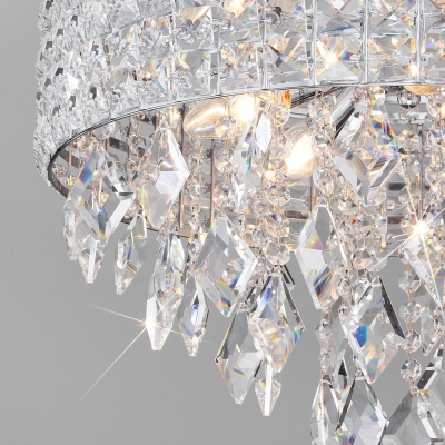 Хрустальная люстра Eurosvet Kira 10115/8 хром Хрустальная люстра Eurosvet Kira 10115/8 хром