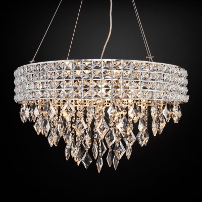 Хрустальная люстра Eurosvet Kira 10115/8 хром Хрустальная люстра Eurosvet Kira 10115/8 хром