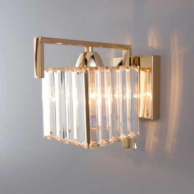 Хрустальное бра Eurosvet April 10126/1 золотой