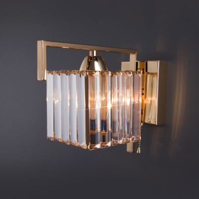 Хрустальное бра Eurosvet April 10126/1 золотой Хрустальное бра Eurosvet April 10126/1 золотой