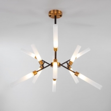 Люстра потолочная Eurosvet Alvin 70120/12 бронза;черный