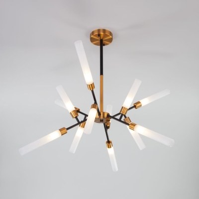 Люстра потолочная Eurosvet Alvin 70120/12 бронза;черный