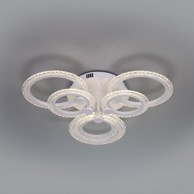 Светодиодная люстра Eurosvet Wellen 90226/6 белый Светодиодная люстра Eurosvet Wellen 90226/6 белый