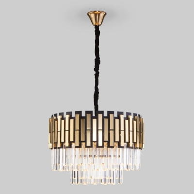 Хрустальная люстра Bogate's Deseo 331/8 черный;золотой