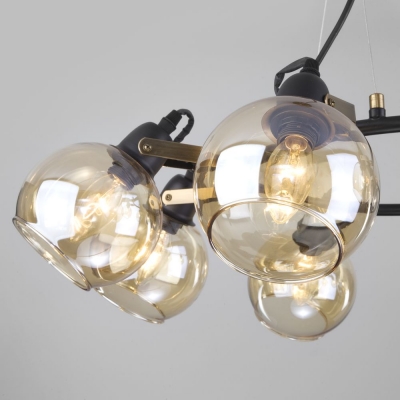 Люстра Eurosvet Mateo 70119/8 черный;бронза Люстра Eurosvet Mateo 70119/8 черный;бронза