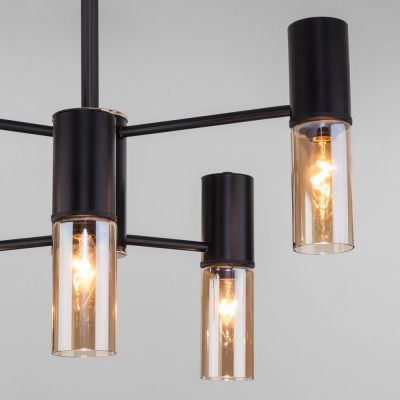 Люстра потолочная Eurosvet Tesoro 70125/6 черный;золотой Люстра потолочная Eurosvet Tesoro 70125/6 черный;золотой