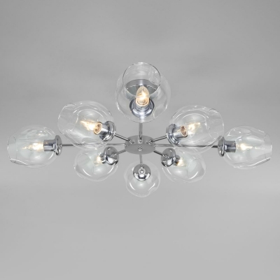 Люстра потолочная Eurosvet Polla 30154/8 хром Люстра потолочная Eurosvet Polla 30154/8 хром