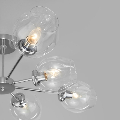 Люстра потолочная Eurosvet Polla 30154/8 хром Люстра потолочная Eurosvet Polla 30154/8 хром