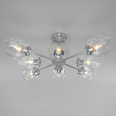 Люстра потолочная Eurosvet Polla 30154/8 хром Люстра потолочная Eurosvet Polla 30154/8 хром