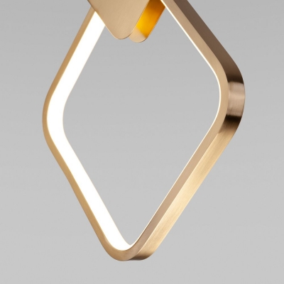 Подвесной светодиодный светильник Eurosvet Style 50216/1 LED чёрный жемчуг