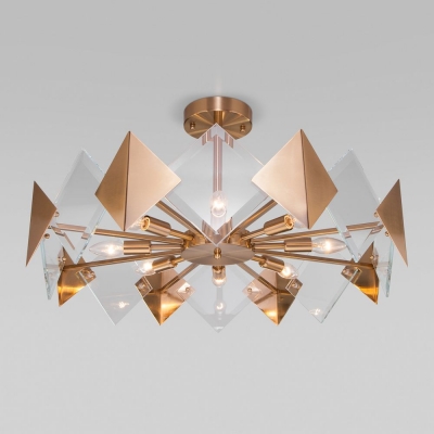 Потолочная люстра Eurosvet Origami 60121/8 латунь