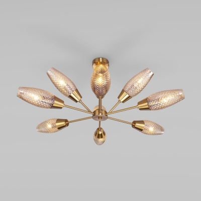 Люстра потолочная Eurosvet Thalia 60140/9 сатинированный никель