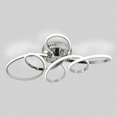 Светодиодная люстра Eurosvet Shaft 90127/2 хром