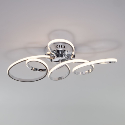 Светодиодная люстра Eurosvet Shaft 90127/2 хром Светодиодная люстра Eurosvet Shaft 90127/2 хром