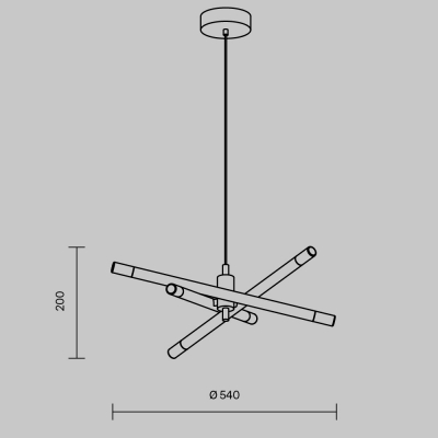 Подвесной светильник Freya Wands FR6130PL-L18B 