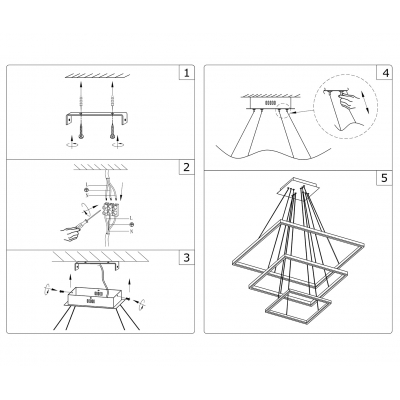Светодиодная люстра Kink Light Альтис 08201,19(4000К)