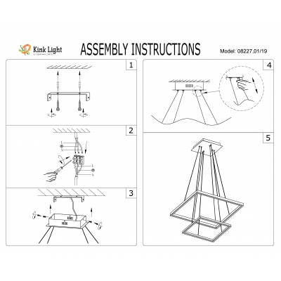 Светодиодная люстра Kink Light Альтис 08227,19(4000K) Светодиодная люстра Kink Light Альтис 08227,19(4000K)