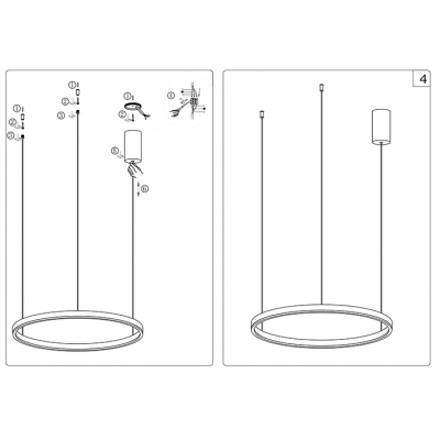 Подвесной светодиодный светильник Kink Light Тор 08212,19A(3000K) Подвесной светодиодный светильник Kink Light Тор 08212,19A(3000K)