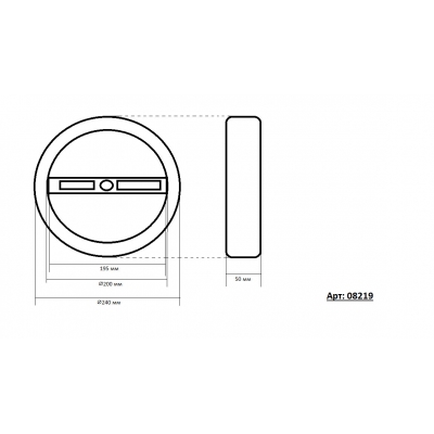 Светодиодная люстра Kink Light Тор 08219,01A(4000K)