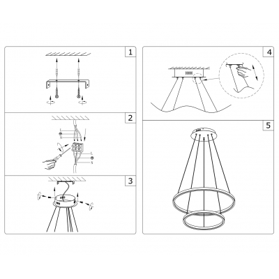 Светодиодная люстра Kink Light Тор 08219,19A(4000K)